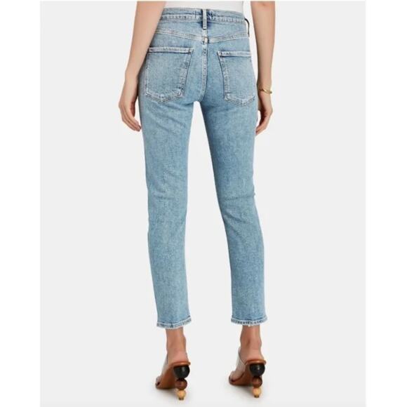 AGOLDE Toni Mid Rise Straight Jeans in Precipice Size 30 - Picture 2 of 9